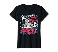 Funny Oil Rig Hija Trabajador de Campo petrolífero Ingenieros de Camiseta