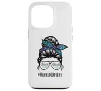 Funny Oilfield Wife Life - Gafas de pelo desordenadas Carcasa para iPhone 13 Pro