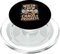 Funny Oktoberfest Beer Drinking Dirndl PopSockets PopGrip para MagSafe