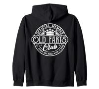Funny Old People Farts Club Miembro Oficial Senior Citizen Sudadera con Capucha