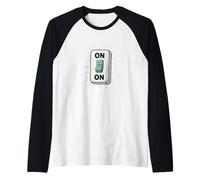 Funny On Always Switch - TDAH o marido siempre extrovertido Camiseta Manga Raglan