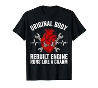 Funny Open Heart Surgery Art for Men Women Heart Surgery Camiseta