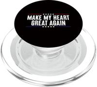 Funny Open Heart Surgery Recovery-Make My Heart Great Again PopSockets PopGrip para MagSafe