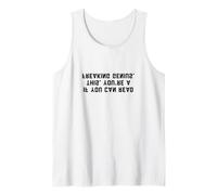 Funny Optical Illusion Genius Design Camiseta sin Mangas