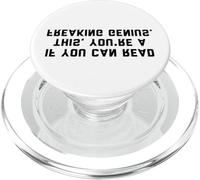 Funny Optical Illusion Genius Design PopSockets PopGrip para MagSafe