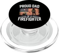 Funny Orgulloso Papá De Un Bombero Diciendo Héroe PopSockets PopGrip para MagSafe