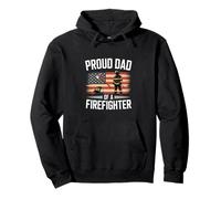 Funny Orgulloso Papá De Un Bombero Diciendo Héroe Sudadera con Capucha