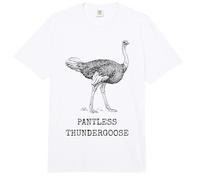 Funny Ostrich Pantless Thundergoose Animal Name Stupid Joke Comfort Colors Adult Heavyweight T-Shirt