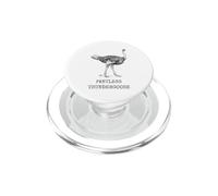 Funny Ostrich Pantless Thundergoose Animal Name Stupid Joke PopSockets PopGrip para MagSafe