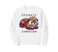 Funny Otterly Awesome Pun for Kids Girls Boys Otter Sudadera