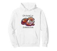 Funny Otterly Awesome Pun for Kids Girls Boys Otter Sudadera con Capucha
