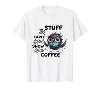 Funny Owl Stuff The Early Worm Coffee Camiseta