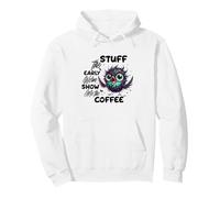 Funny Owl Stuff The Early Worm Coffee Sudadera con Capucha