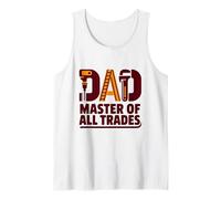 Funny Papa Tools Retro DIY Dad Papa Can Fix It Día del Padre Camiseta sin Mangas