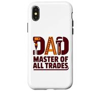 Funny Papa Tools Retro DIY Dad Papa Can Fix It Día del Padre Carcasa para iPhone X/XS