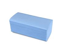 Funny Papel Toalla, 2 capas, pliegue ZZ/V, 24,5 x 22 cm, azul, 1er Pack (1 x 5 unidades)