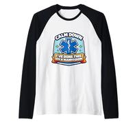 Funny Paramedic Keep Calm I 've Done This with A Maniquí Camiseta Manga Raglan