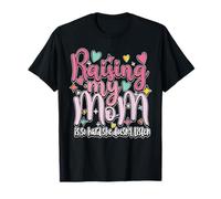 Funny Parenting Hija Criar a mamá es difícil Listen Family Camiseta
