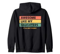 Funny Parents Awesome Like My Daughters Funny Cool Dad Joke Sudadera con Capucha