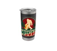 Funny Park City Utah Original Mountain Dude Sasquatch Vaso térmico de acero inoxidable de doble pared