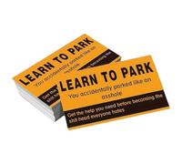 Funny Parking Cards - Parking Violation Joke Card Deck, 50 Hilarious Offense Reasons Lightweight, Sturdy Material Fun Interactive Prank Activity | Ideal for Adult Friends Family Gag Gift Car