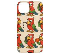 Funny Parrot Cartoon Meme Mischief Animal Humor Art Carcasa para iPhone 15 Plus