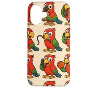 Funny Parrot Cartoon Meme Mischief Animal Humor Art Carcasa para iPhone 16