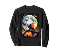 Funny Parrot Ghost Lovers Spooky Halloween Animals Costume Sudadera