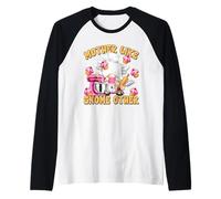 Funny Pastry Chef GNOME For Women Mom Love Baking Muffins Camiseta Manga Raglan