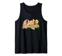 Funny Peach Fruit GNOME Truck Peachy Graphic For Summer Camiseta sin Mangas