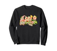 Funny Peach Fruit GNOME Truck Peachy Graphic For Summer Sudadera