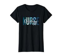 Funny Pediátrica Hematología Oncología Enfermera PEDS Hem Onc Enfermera Camiseta gráfica económica, Mujer, Negro, XS