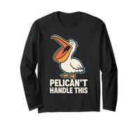 Funny Pelican Meme Big Beak Energy Coastal Bird Peculiar Beach Manga Larga