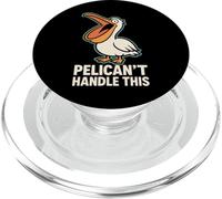 Funny Pelican Meme Big Beak Energy Coastal Bird Peculiar Beach PopSockets PopGrip para MagSafe