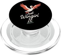 Funny Pelican Meme Big Beak Energy Coastal Bird Peculiar Beach PopSockets PopGrip para MagSafe