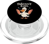 Funny Pelican Meme Big Beak Energy Coastal Bird Peculiar Beach PopSockets PopGrip para MagSafe