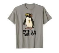 Funny Penguin WTF es una protesta de memes políticos arancelarios Camiseta