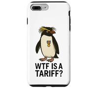 Funny Penguin WTF es una protesta de memes políticos arancelarios Carcasa para iPhone 7 Plus/8 Plus