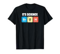 Funny Periodic Table Bruh Nerdy Science Chemistry Apparel Camiseta