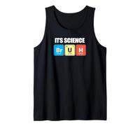 Funny Periodic Table Bruh Nerdy Science Chemistry Apparel Camiseta sin Mangas