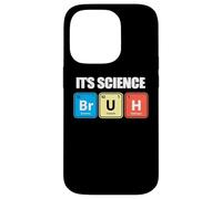 Funny Periodic Table Bruh Nerdy Science Chemistry Apparel Carcasa para iPhone 14 Pro