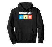 Funny Periodic Table Bruh Nerdy Science Chemistry Apparel Sudadera con Capucha