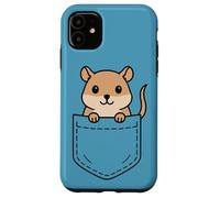 Funny Pet Gerbil Pocket Pal Cute Gerbil Roedor Animal Art Carcasa para iPhone 11