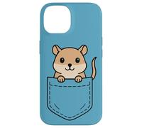 Funny Pet Gerbil Pocket Pal Cute Gerbil Roedor Animal Art Carcasa para iPhone 14
