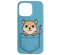 Funny Pet Gerbil Pocket Pal Cute Gerbil Roedor Animal Art Carcasa para iPhone 15 Pro Max