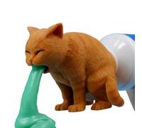 Funny Pet Toothpaste Dispensers, Dog Pooping Cat Vomiting Toothpaste Topper, Cute Toothpastes Squeezer, Novelty Bathroom Decoration, for Dog Cat Lovers Gag Gift