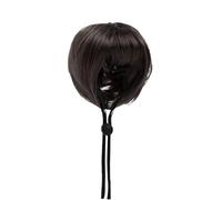 Funny Pet Wig, Adjustable Fake Hair Costume Accessory, Dress Up Hairpiece Prop, Adorable Animal Party Wig, for Halloween Christmas Celebration Holiday Photography Event Costume Use