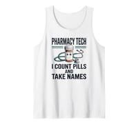 Funny Pharmacy Tech Squad Asistente de farmacéutico CPhT Camiseta sin Mangas