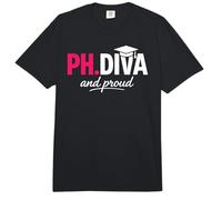 Funny PhD Student Graduate Ph.D Diva Really and Proud Comfort Colors Adult Heavyweight T-Shirt