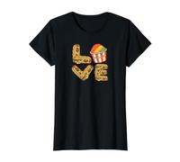 Funny Philly Cheesesteaks y Wooder Ice Philadelphia Love Camiseta gráfica económica, Mujer, Negro, L
